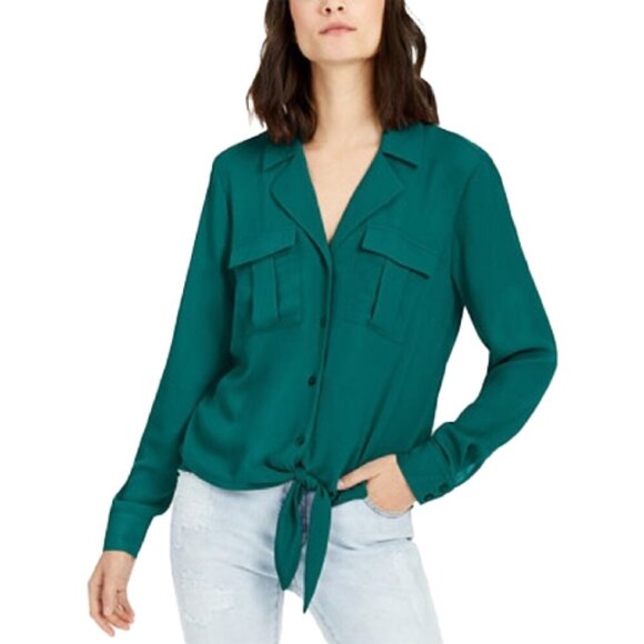 ❤️ 🆕 INC International Concepts Teal Button-Down Shirt Size 2X - Picture 1 of 4